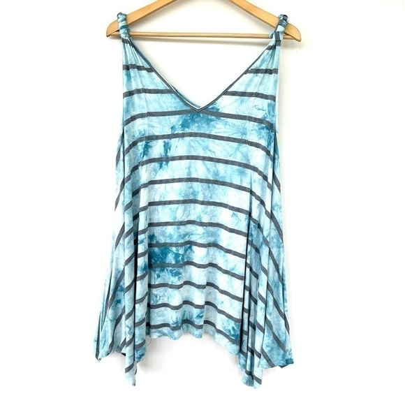 Seven tank top, wide  cut, loose & flowy in a soft rayon blend jersey knit - Picture 1 of 11